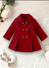 Premium Winter Fleece Stylish Double-Breasted Coat