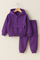 Baby/boy winter pocket style hooded tracksuit - W2025-006