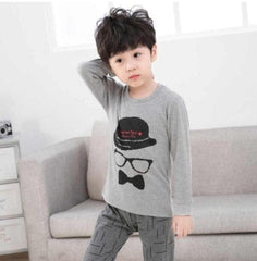 Grey Detective Printed Kids Wear