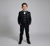 Boys Premium 4-Piece Party Wear Coat Pant Set (Size 2 to 11 Years)