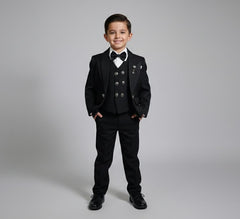 Boys Premium 4-Piece Party Wear Coat Pant Set (Size 2 to 11 Years)