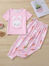 PINK BUNNY VILD PAJAMA PRINTED KIDS WEAR