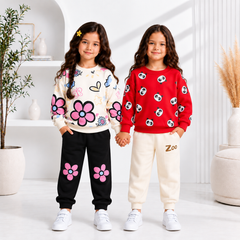 Red panda +Bloomy Flower Girls Set (PACK OFF TWO)