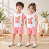 THINK OF ME PRINTED SHORT SLEEVE KIDS WEAR