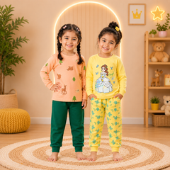Peach Bear And Tree Set + Yellow Princess Set (Pack of 2)