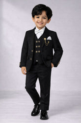 Boys Premium 4-Piece Party Wear Coat Pant Set (Size 2 to 11 Years)