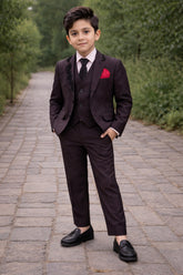 Premium Boys 4-Piece Formal Suit Set