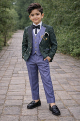Premium Boys 4-Piece Formal Suit Set