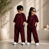 Kids Premium Baggy Co-Ord Set for Boys (1–10 Years) Soft & Comfortable 8 Colors