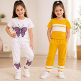 Butterfly & Sunshine Kids Outfit (Pack of 2)