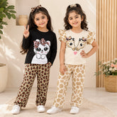 Kitty & Giraffe Kids Outfit (Pack of 2)