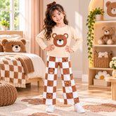 C1 HANDSOME BEAR BROWN GIRL SET
