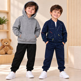 Grey Hoodie & Navy Track – Pack of 2