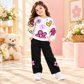 Bloomy Flower Girls Winter Set