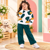 UNIQUE GREEN LOVE HEART WINTER OUTFIT