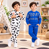 Cow Print & Today Your Day Suit Set - Pack of Two