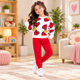UNIQUE RED LOVE HEART WINTER OUTFIT