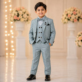 Boys 4-Piece Green Coat Pant Suit (Size 2–13 Years)