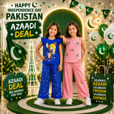 Blue Cute Girl Set + Pink Riboon Set (Pack of 2) D24
