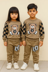 Brown Teddy Tracksuit for Kids