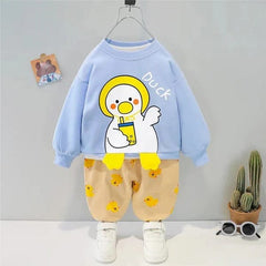 SKY BLUE DUCK KIDS WINTER PANEL TRACKSUIT