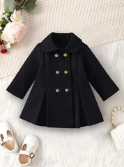 Premium Winter Fleece Stylish Double-Breasted Coat