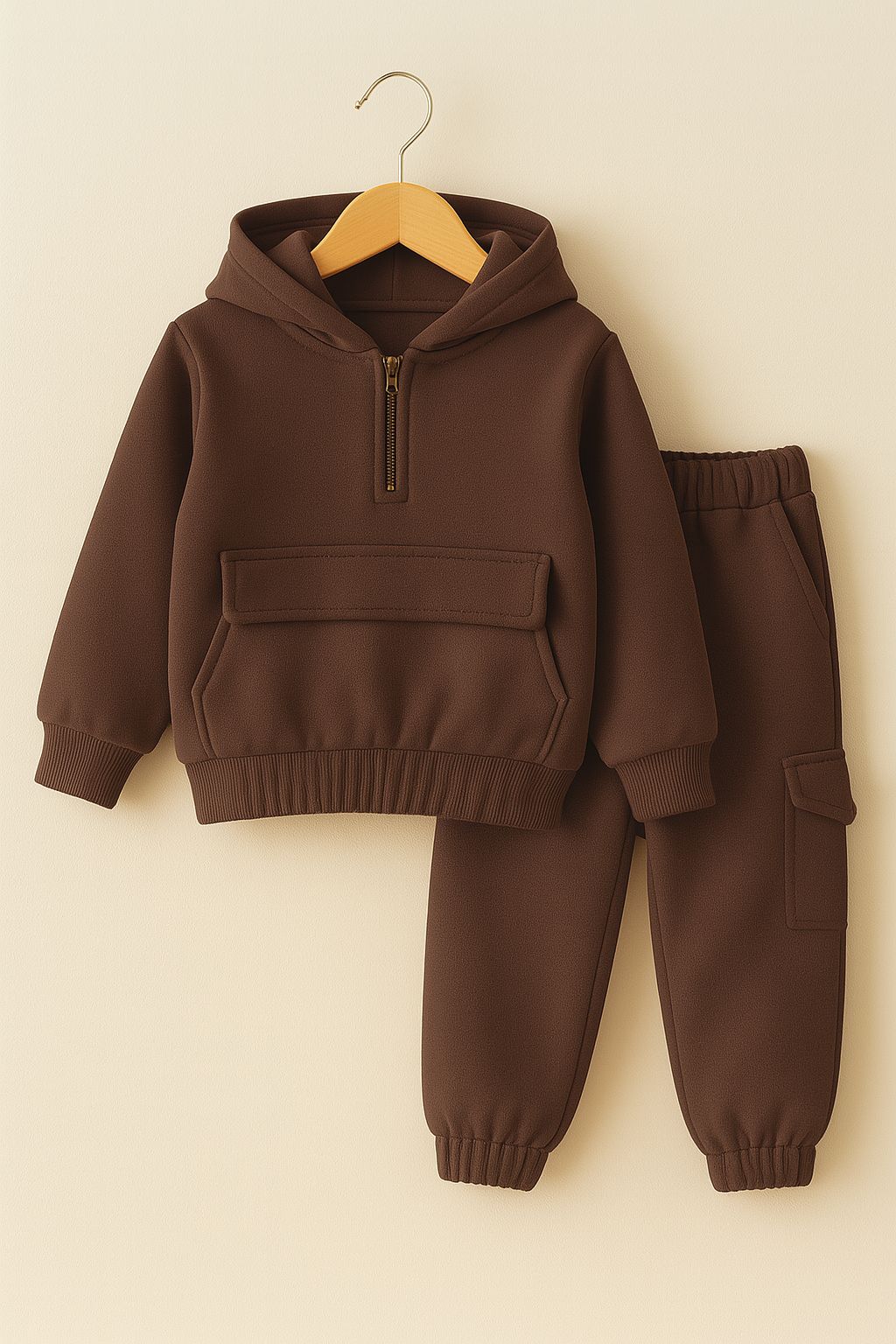 Baby/boy winter pocket style hooded tracksuit - W2025-006