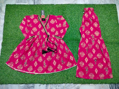 Girls Cotton Ghara Suit