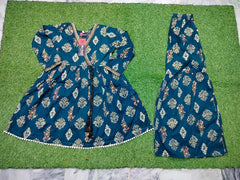 Girls Cotton Ghara Suit