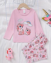 Cute Pony &amp; Unicorn Pajama Set 🌈🐴