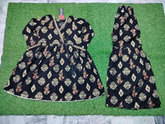 Girls Cotton Ghara Suit
