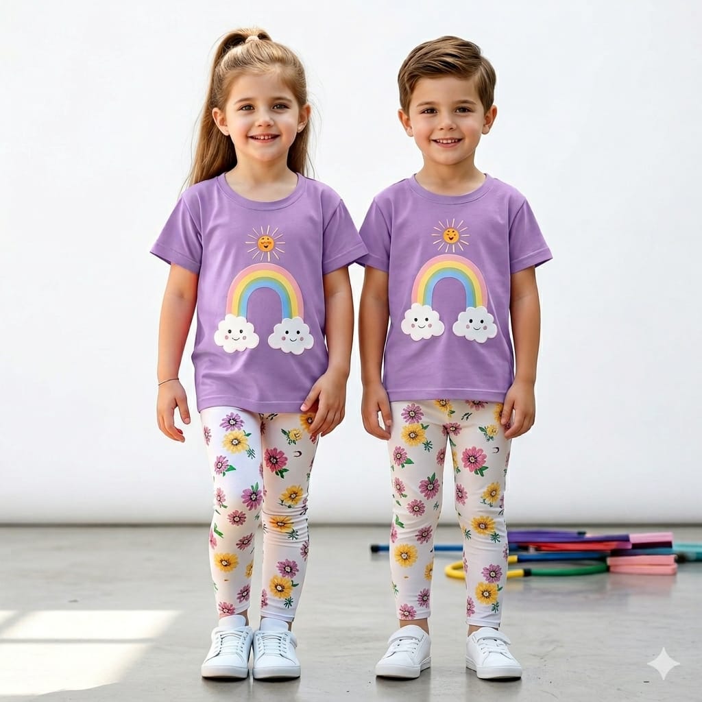 Rainbow Bloom Girls Combo