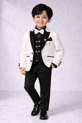 Boys Premium 4-Piece Party Wear Coat Pant Set (Size 2 to 11 Years)