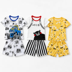 Monster Truck, Bear & Alphabet Print T-Shirt with Shorts (Pack of 3)