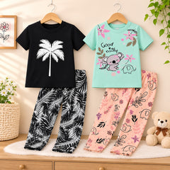 Palm Tree & Koala Kids Outfit (Pack of 2)