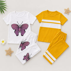 Butterfly & Sunshine Kids Outfit (Pack of 2)