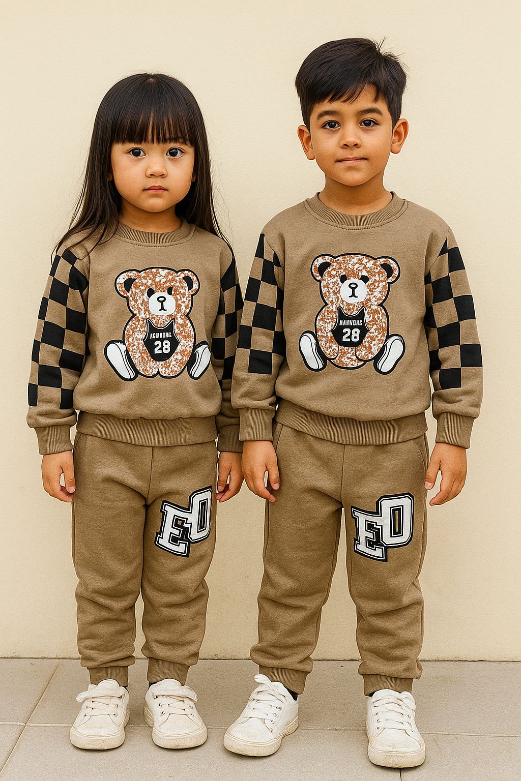 Brown Teddy Tracksuit for Kids