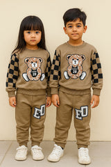 Brown Teddy Tracksuit for Kids
