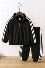 Baby/boy winter raglan style striped tracksuit - W2025-010